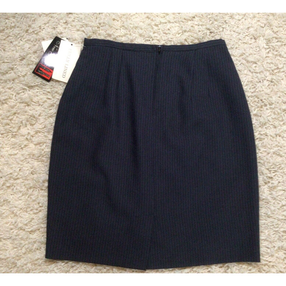 NWT Lloyd New York Women’s Black Lines Dress Skirt Size 8 915A - Picture 1 of 5